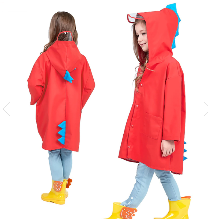 Dinosaur Raincoat for Kids