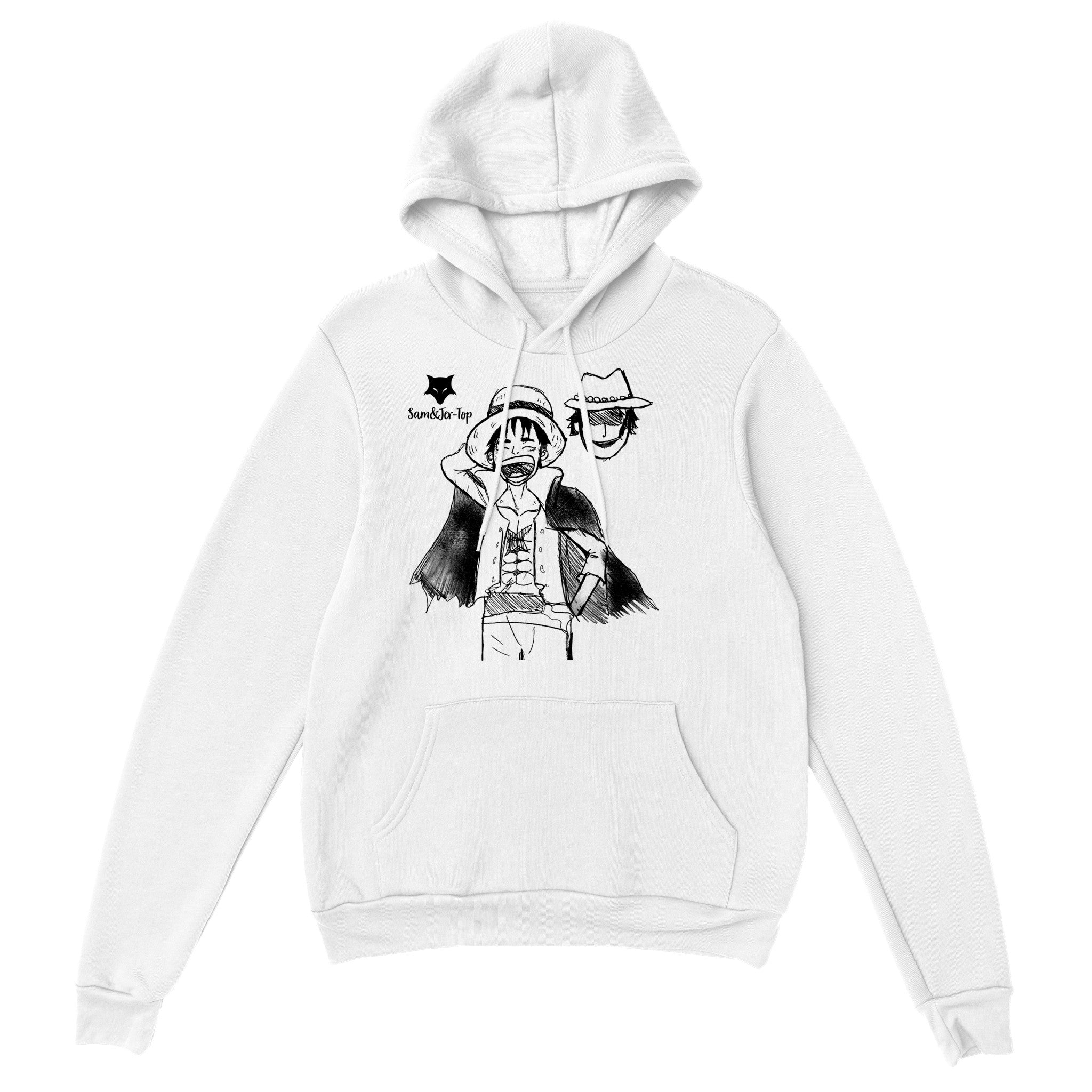 Jeremy design drawing Classic Unisex Pullover Hoodie - Premium Unisex Pullover Hoodie