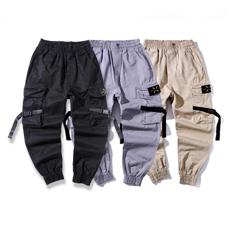 New Casual Pants Men Cotton Cargo Pants