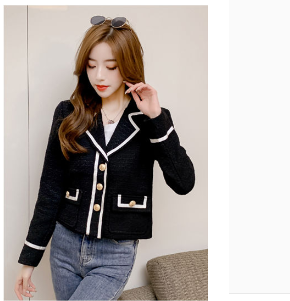Women Short Blazer With Light And Mature Style
