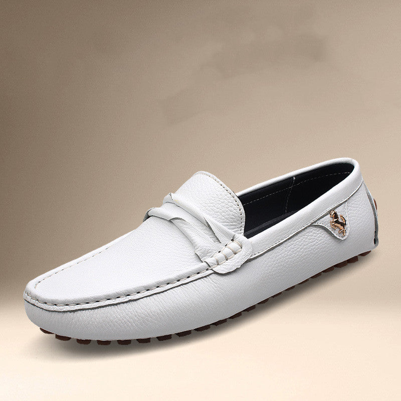 Mens Fashion Casual Head Leather Shoes
