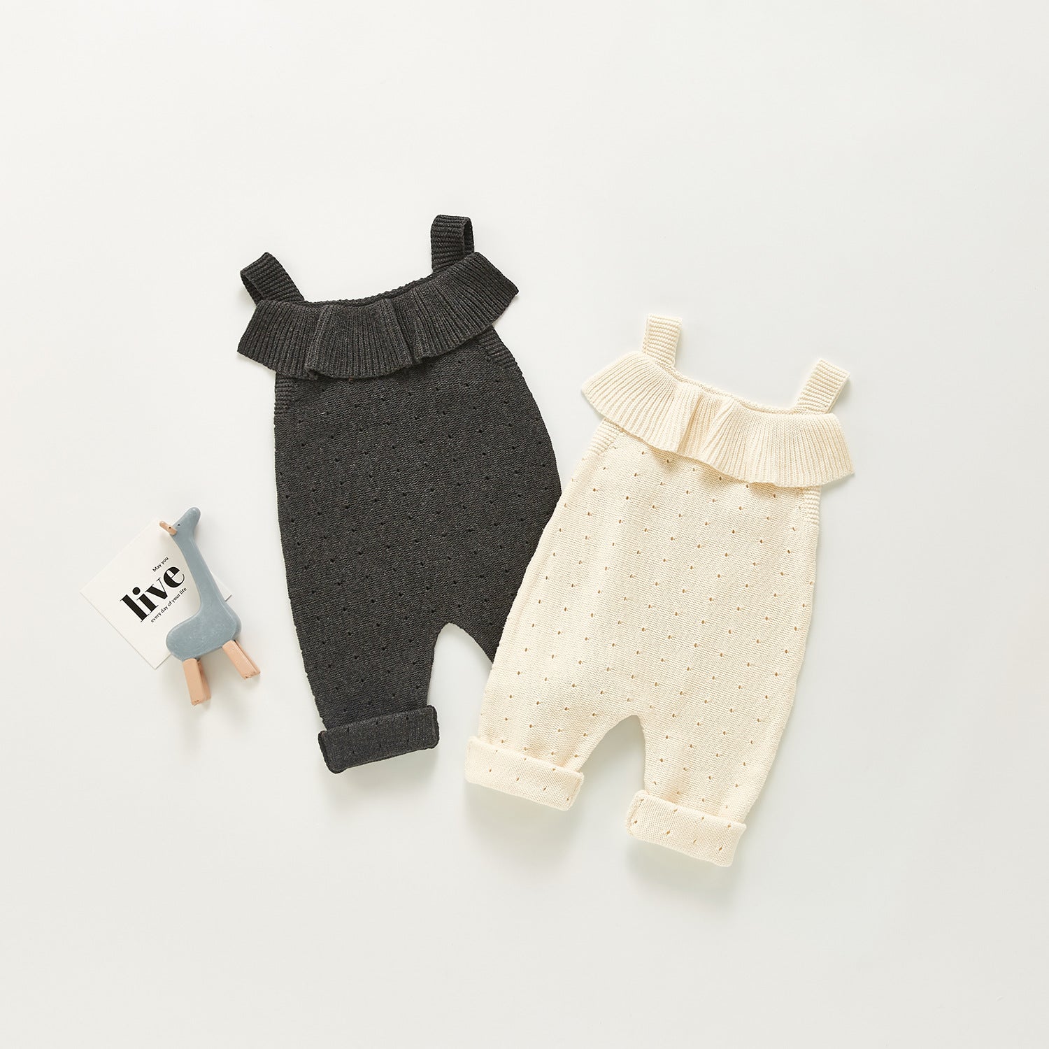Baby Girl Knitted Woolen Jumpsuit Cotton Clothes Romper