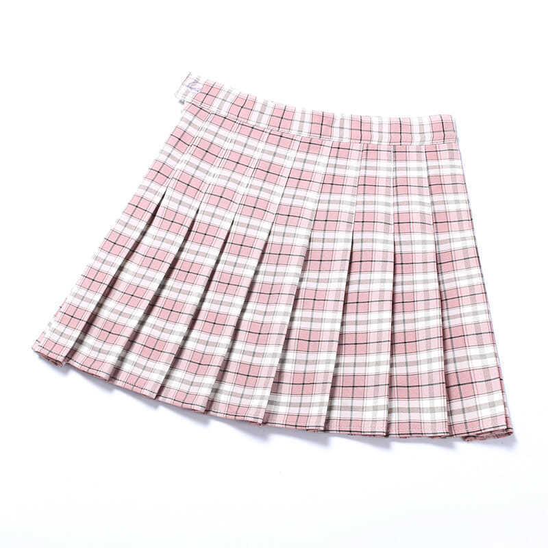 New Women's Plaid Pleated Skirt Skirt Women
