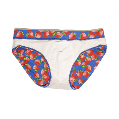 Mens Sexy And Playful Cute Strawberry Briefs