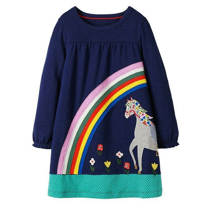 Baby girl clothes autumn and winter cotton children dress