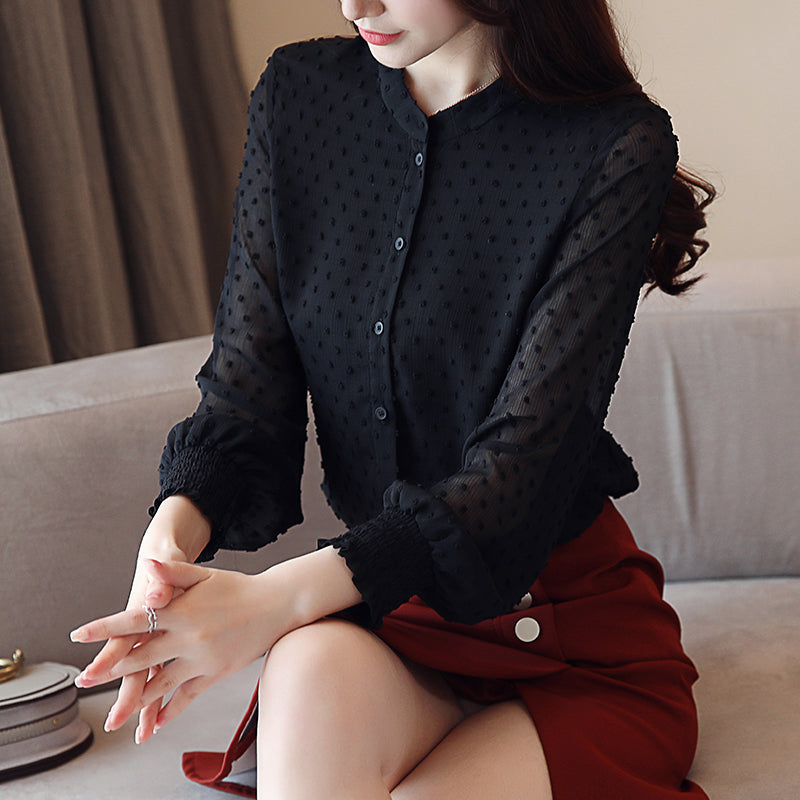 Fashion Woman Blouses Spring Long Sleeve Women Shirts