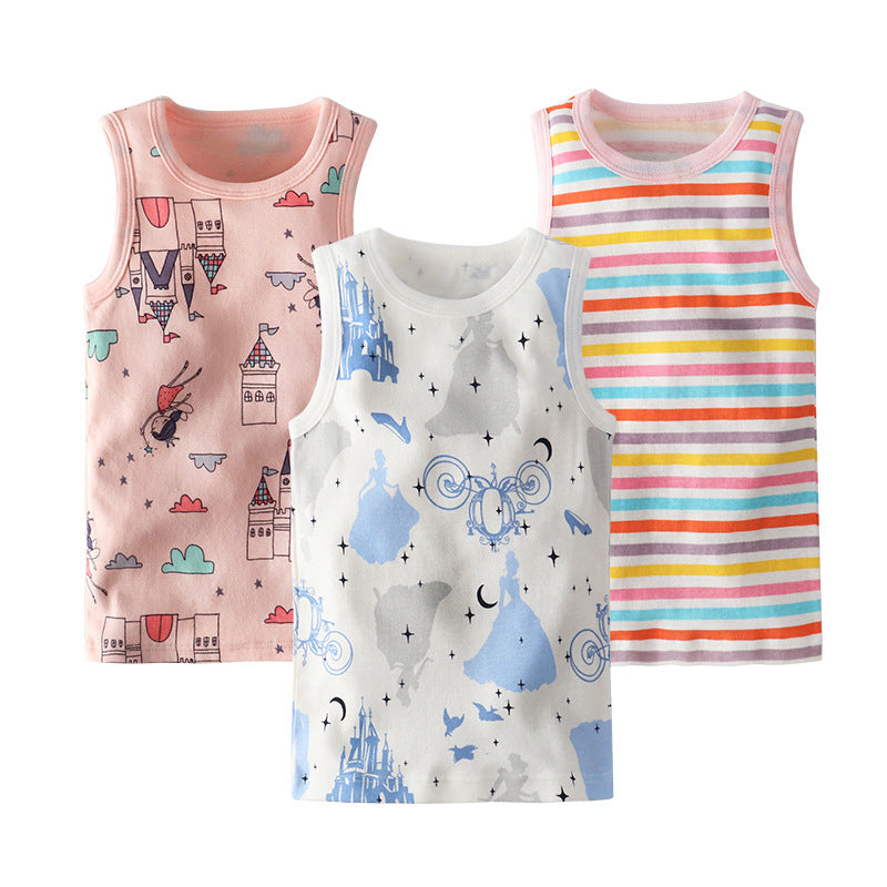 Cartoon Baby Boy Primer Vest