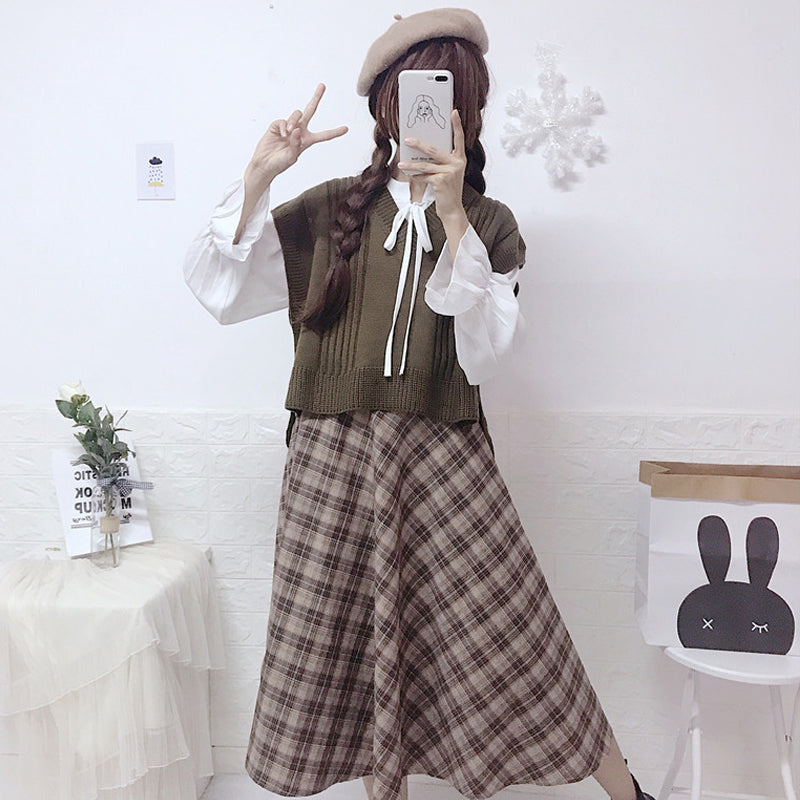 Student Waistcoat Skirt