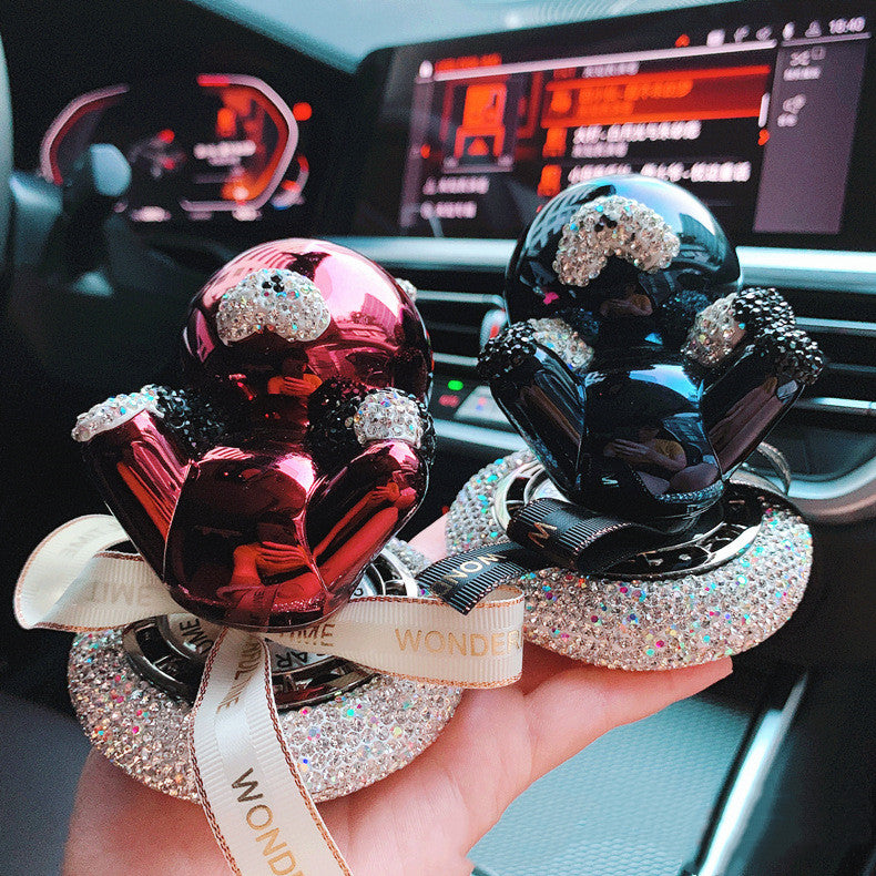 Car Perfume Decoration Diamond Perfume Seat Solid Car Seat Aromatherapy Decoration