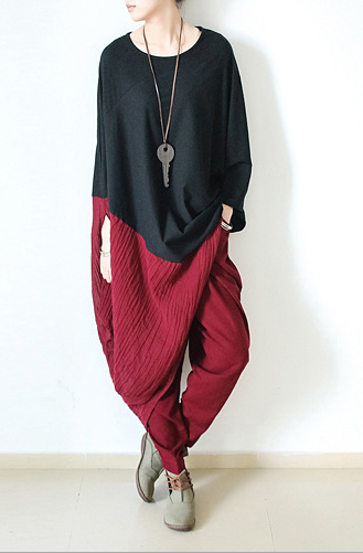 Linen Pants, Women Harem Pants