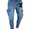 Cargo Hole Denim Jeans Men