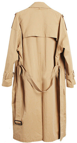 Cotton washed trench coat