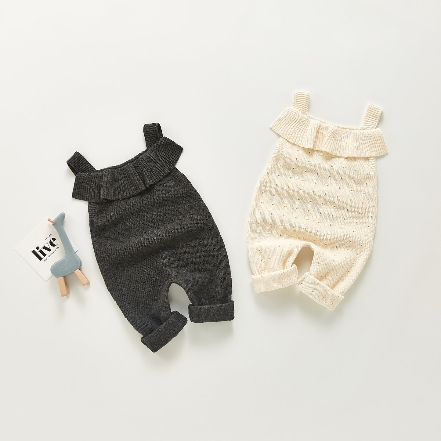 Baby Girl Knitted Woolen Jumpsuit Cotton Clothes Romper