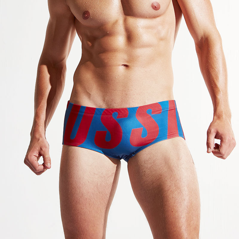 LOW WAIST TRUNKS BEACH SWIMWEAR