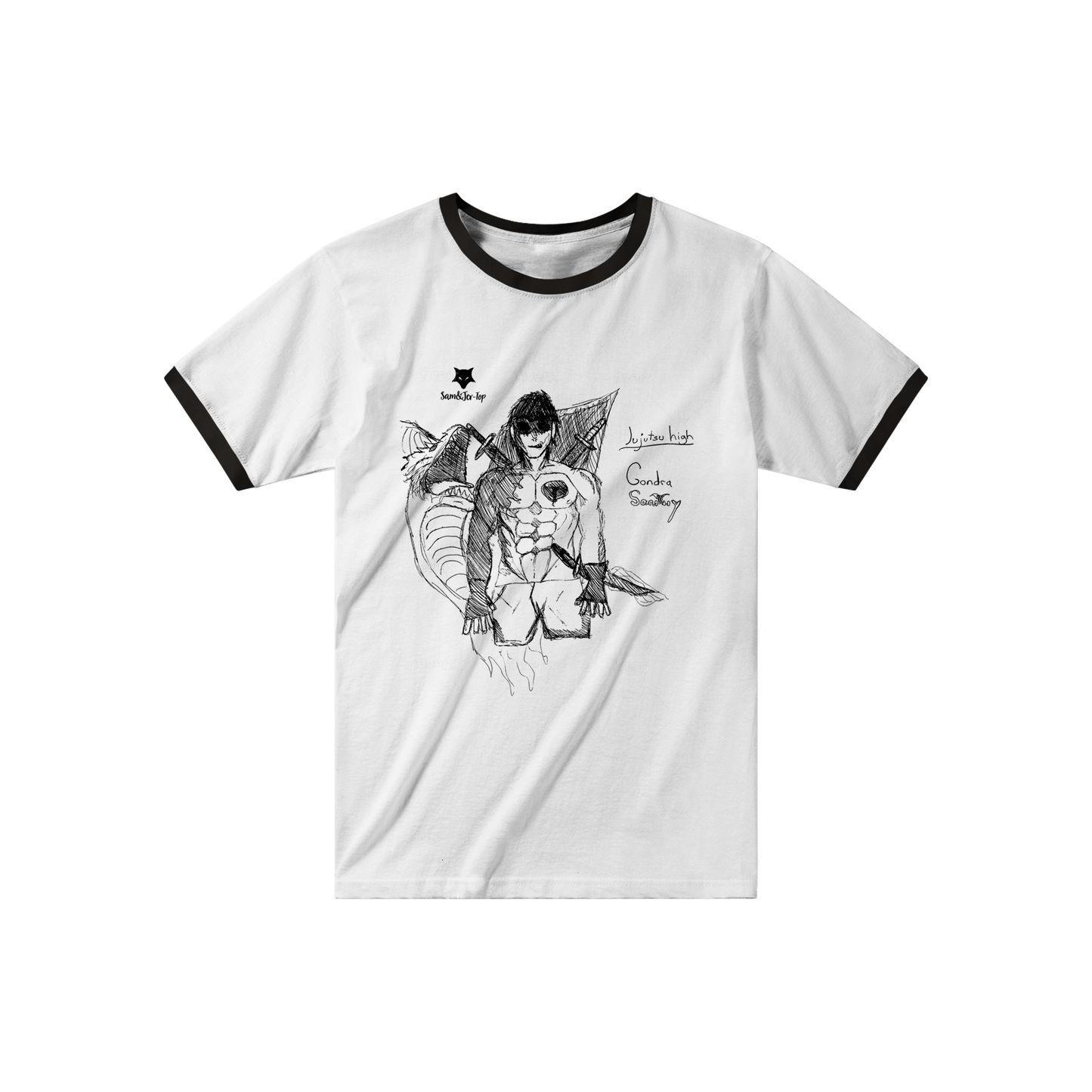 Jeremy drawings  Unisex Ringer T-shirt