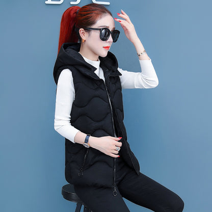 Women's Cotton Waistcoat Korean Short Waistcoat Waistcoat Keeps Warm