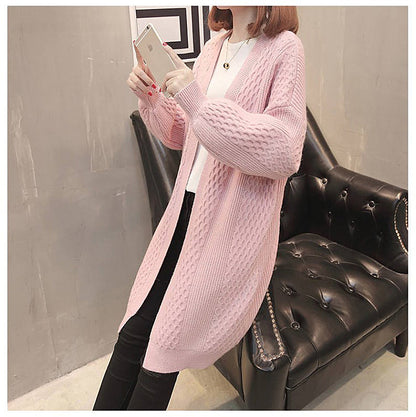 Women's Sweater Knit Cardigan Loose Coat Women