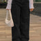 Low Waist Fashion Retro Straight Street Denim Trousers