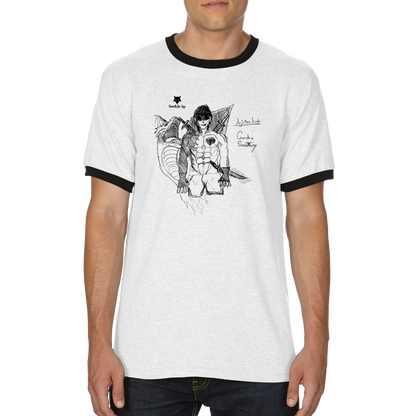 Jeremy drawings  Unisex Ringer T-shirt