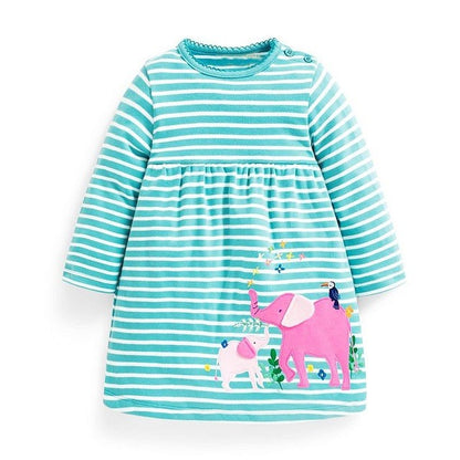 Baby girl clothes autumn and winter cotton children dress