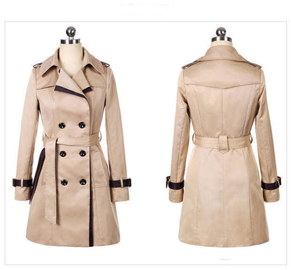 Ladies Autumn Trench Coat For Women Winter Long Coats