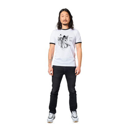 Jeremy drawings  Unisex Ringer T-shirt