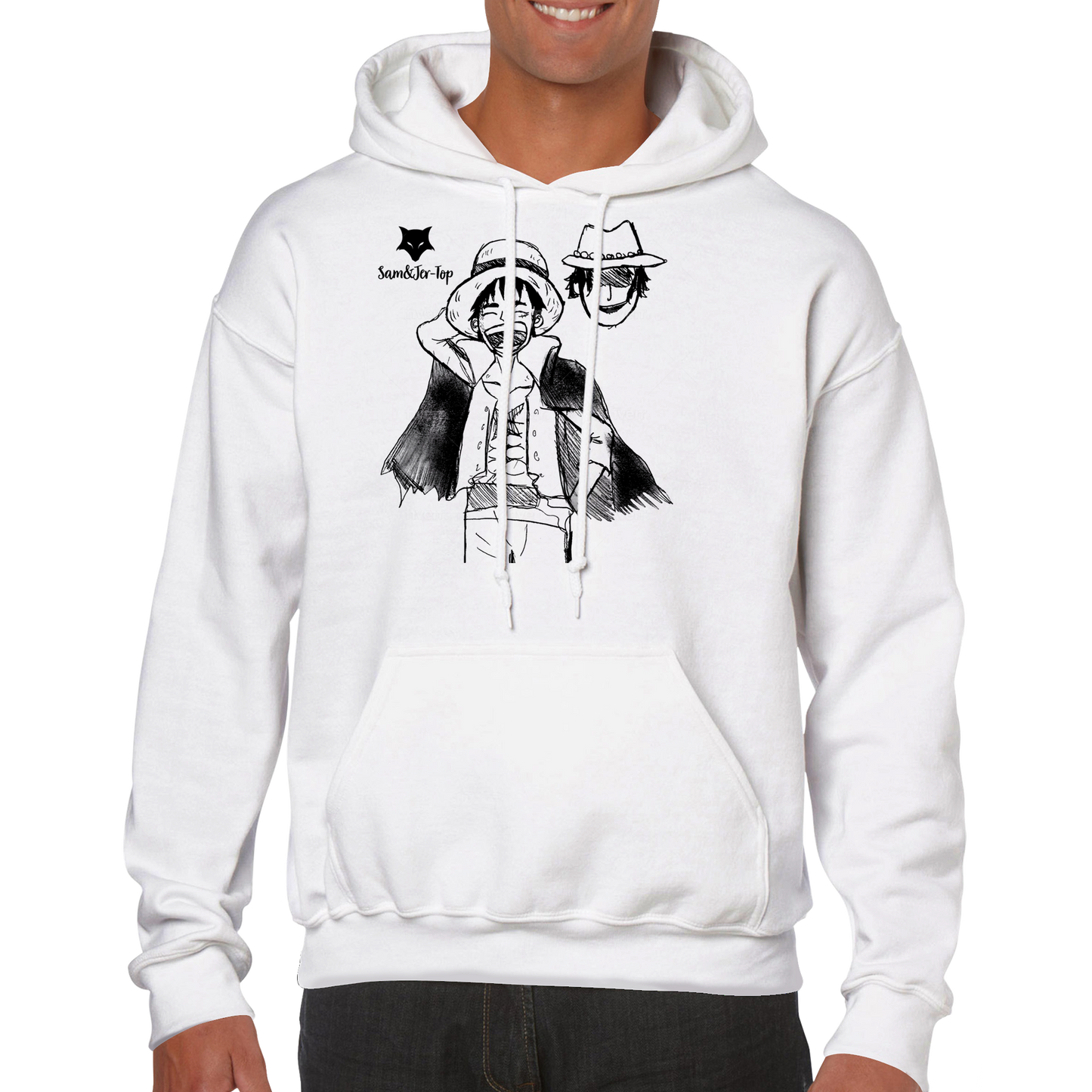 Jeremy design drawing Classic Unisex Pullover Hoodie