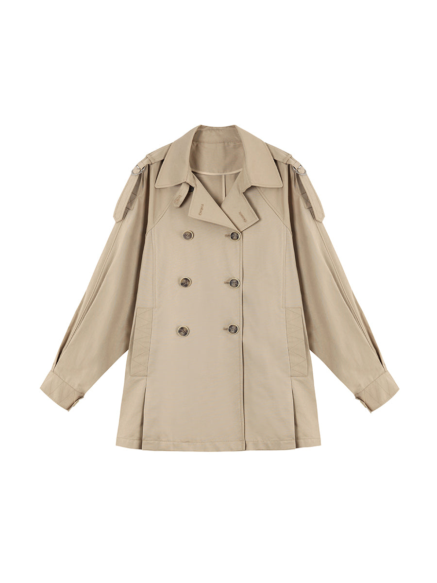 Women's tooling trench coat