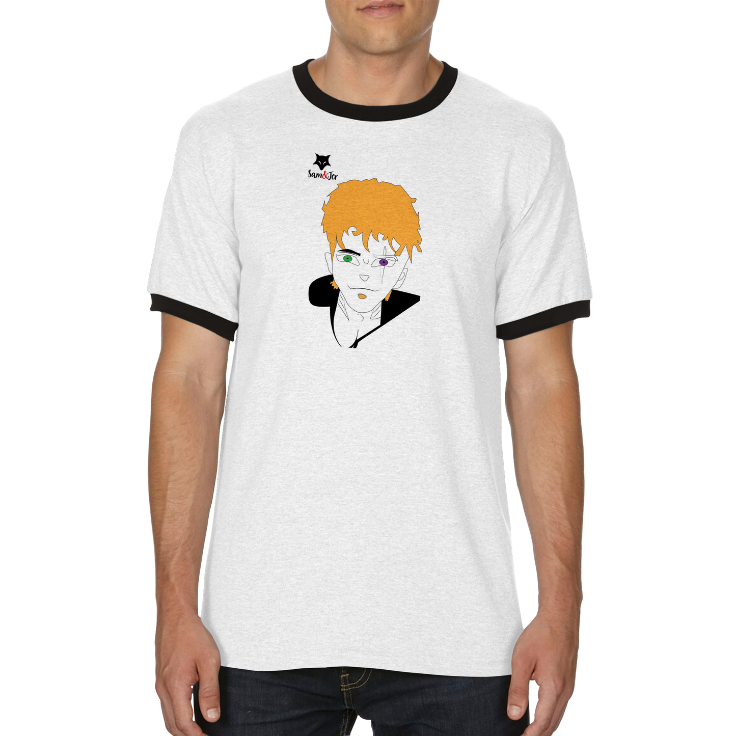 Jeremy drawings  Unisex Ringer T-shirt