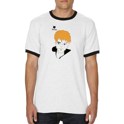 Jeremy drawings  Unisex Ringer T-shirt