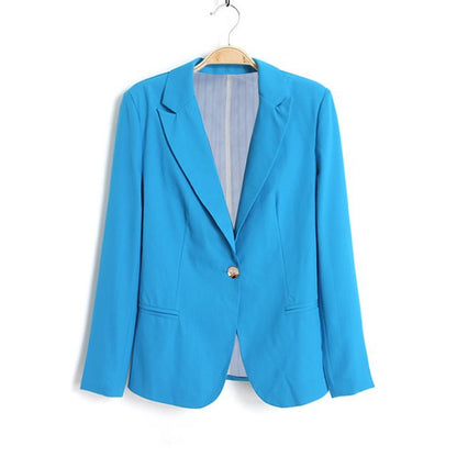 Office Ladies Black Formal Blazer Women Work Suit