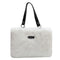 Winter Plush Bags Women Flowers Shoulder Bag Handbag