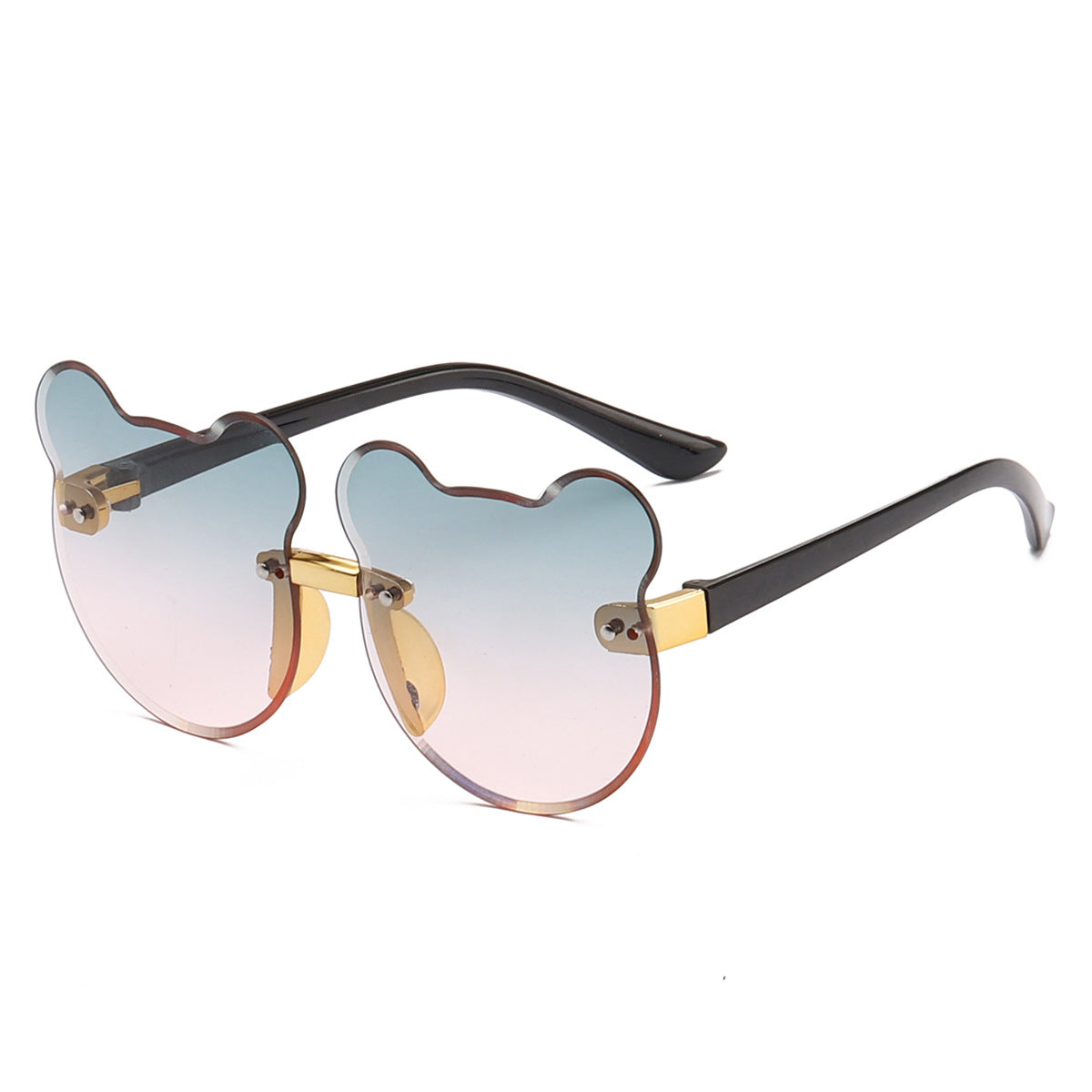 Cat Ear Kids Sunglasses Frameless Shape