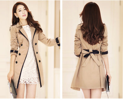 Ladies Autumn Trench Coat For Women Winter Long Coats